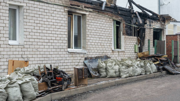 Professional Emergency Fire Cleanup technician working in Germantown, OH